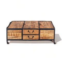 Kraft Bazaar Trunk Coffee Table 120x70x43Cm Kraft Bazaar Trunk Coffee Table 120x70x43Cm