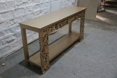 Antique Indian Hand Carved Hall Side Table Antique Indian Hand Carved Hall Side Table