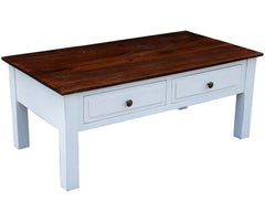 French Blanc Wooden Coffee Table French Blanc Wooden Coffee Table