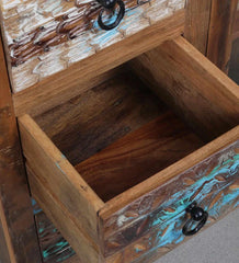 Nirvana Reclaimed Wood Crockery Unit In Distress Finish Nirvana Reclaimed Wood Crockery Unit In Distress Finish