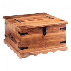 Takat Indian Morrocan solid wood coffee table chest square Takat Indian Morrocan solid wood coffee table chest square