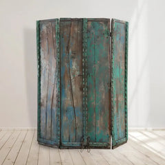 Antique Handmade Indian Furniture Old Wood Partition Screen Antique Handmade Indian Furniture Old Wood Partition Screen