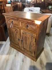 Indian Solid Wood Small Cabinet Natural 90 x 45 x 90 Cm Indian Solid Wood Small Cabinet Natural 90 x 45 x 90 Cm