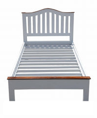 French Blanc Wooden Single Bed French Blanc Wooden Single Bed