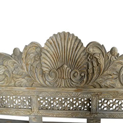 Antique Handmade Indian Furniture Old Wood Daybed 157x71x86Cm Antique Handmade Indian Furniture Old Wood Daybed 157x71x86Cm