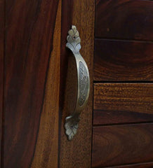 Sheesham Wood Sideboard in Scratch Resistant Provincial Teak Finish Sheesham Wood Sideboard in Scratch Resistant Provincial Teak Finish