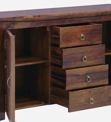 Sheesham Wood Sideboard in Scratch Resistant Provincial Teak Finish Sheesham Wood Sideboard in Scratch Resistant Provincial Teak Finish