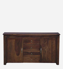 Sheesham Wood Sideboard in Scratch Resistant Provincial Teak Finish Sheesham Wood Sideboard in Scratch Resistant Provincial Teak Finish