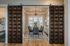 Barn Door Solid Antique Brass Fittings 180x86cm Barn Door Solid Antique Brass Fittings 180x86cm