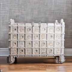 Hand carved Furniture Antique Solid Wood Damchiya Trunk Box 105x49x40Cm Hand carved Furniture Antique Solid Wood Damchiya Trunk Box 105x49x40Cm