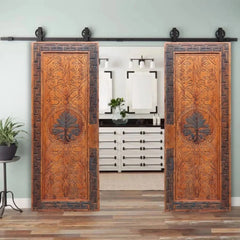 Hand Carved Custom Built Doors Antique Sliding Barn Door Hand Carved Custom Built Doors Antique Sliding Barn Door