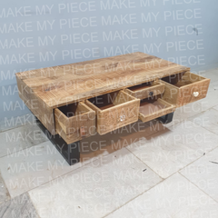 LENORE Vivid Sahara Contemporary Mango Metal legs Rectangle Coffee Table LENORE Vivid Sahara Contemporary Mango Metal legs Rectangle Coffee Table