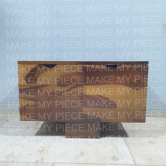 SUPRAGYA Handmade Boston Solid Wood Coffee Table Walnut SUPRAGYA Handmade Boston Solid Wood Coffee Table Walnut