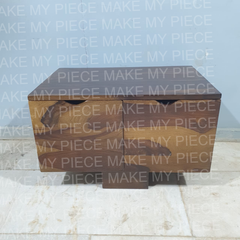 SUPRAGYA Handmade Boston Solid Wood Coffee Table Walnut SUPRAGYA Handmade Boston Solid Wood Coffee Table Walnut