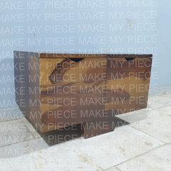 SUPRAGYA Handmade Boston Solid Wood Coffee Table Walnut SUPRAGYA Handmade Boston Solid Wood Coffee Table Walnut