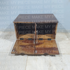 SUPRAGYA Handmade Boston Solid Wood Coffee Table Walnut SUPRAGYA Handmade Boston Solid Wood Coffee Table Walnut