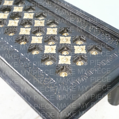 TARIKA Indian Hand Carved Embossed Brass Work Coffee Table TARIKA Indian Hand Carved Embossed Brass Work Coffee Table