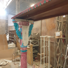 Indian Furniture Hand Carved Solid Hard Wood Swing Set Indian Furniture Hand Carved Solid Hard Wood Swing Set