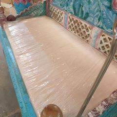 Indian Furniture Hand Carved Solid Hard Wood Swing Set Indian Furniture Hand Carved Solid Hard Wood Swing Set