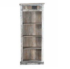 Rainbow Reclaimed Boat Wood Bookshelf Book Case Solid Wood 70x40x180 CM Rainbow Reclaimed Boat Wood Bookshelf Book Case Solid Wood 70x40x180 CM