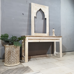 Handmade Indian Furniture Solid Hard Wood Carved Console table 150x40x80Cm Handmade Indian Furniture Solid Hard Wood Carved Console table 150x40x80Cm