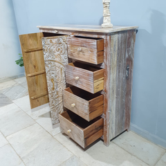 Handmade Indian Furniture Solid Hard Wood Sideboard With Drawers & Doors Handmade Indian Furniture Solid Hard Wood Sideboard With Drawers & Doors