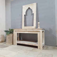 Handmade Indian Furniture Solid Hard Wood Carved Console table 150x40x80Cm Handmade Indian Furniture Solid Hard Wood Carved Console table 150x40x80Cm