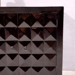 Indian Furniture Handmade Solid Wood Cabinet 2 Door Carved Black 90x40x90Cm Indian Furniture Handmade Solid Wood Cabinet 2 Door Carved Black 90x40x90Cm