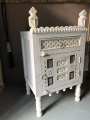 Damchiya Bridal Cabinet Left Open Whitewash 45x39x82 cm Damchiya Bridal Cabinet Left Open Whitewash 45x39x82 cm