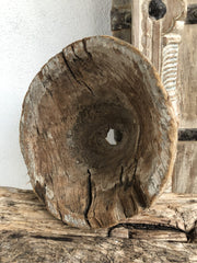 Indian Wooden Mortar Bowl Natural 25x25x12 cm Indian Wooden Mortar Bowl Natural 25x25x12 cm