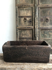 Wooden Box Carved XXL Moon 59x23x23 cm Wooden Box Carved XXL Moon 59x23x23 cm