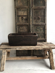 Wooden Box Carved XXL Moon 59x23x23 cm Wooden Box Carved XXL Moon 59x23x23 cm