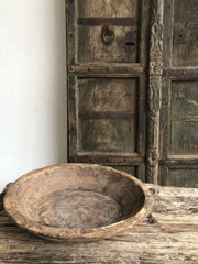 Indian Wooden Parat Bowl Size M 30x30x7 cm Indian Wooden Parat Bowl Size M 30x30x7 cm