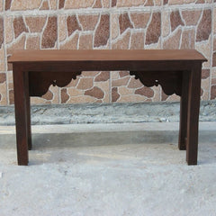 Antique Indian carved chocolate Brown Console Hall Table Antique Indian carved chocolate Brown Console Hall Table