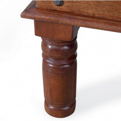 Embossed Antique Brass work Solid wood Indian Golden Window Style Coffee table Embossed Antique Brass work Solid wood Indian Golden Window Style Coffee table