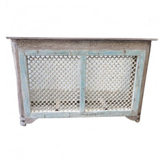 Antique Carved Jali Counter Table Antique Carved Jali Counter Table
