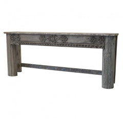 Antique Carved Console table Grey 1.8M Antique Carved Console table Grey 1.8M