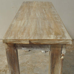Antique Carved Console Table Whitewash Antique Carved Console Table Whitewash