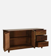 Rattan Elegance Series Sheesham Wood Sideboard in Scratch Resistant Provincial teak Rattan Elegance Series Sheesham Wood Sideboard in Scratch Resistant Provincial teak