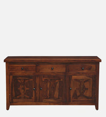 Sheesham Wood Sideboard in Scratch Resistant Honey Oak Finish Sheesham Wood Sideboard in Scratch Resistant Honey Oak Finish
