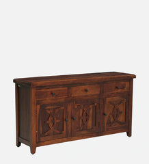 Sheesham Wood Sideboard in Scratch Resistant Honey Oak Finish Sheesham Wood Sideboard in Scratch Resistant Honey Oak Finish