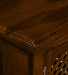 Shanti Surprise Sheesham Wood Cabinet In Scratch Resistant Provincial Teak Finish Shanti Surprise Sheesham Wood Cabinet In Scratch Resistant Provincial Teak Finish