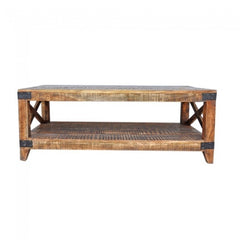 Metal Factory Solid wood Coffee Table Metal Factory Solid wood Coffee Table