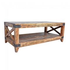Metal Factory Solid wood Coffee Table Metal Factory Solid wood Coffee Table