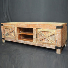 Metal Factory TV Unit White Metal Factory TV Unit White