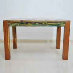 NIRVANA Reclaimed boat wood Dining Table 120x75x75 cm NIRVANA Reclaimed boat wood Dining Table 120x75x75 cm