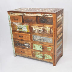 Nirvana Reclaimed timber Dresser Tallboy Chest of 11 drawers Nirvana Reclaimed timber Dresser Tallboy Chest of 11 drawers