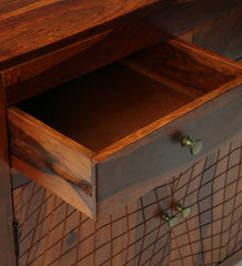 Sheesham Wood Sideboard in Scratch Resistant Honey Oak Finish Sheesham Wood Sideboard in Scratch Resistant Honey Oak Finish