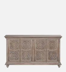 Solid Wood Sideboard In Scratch Resistant White Distress Finish Solid Wood Sideboard In Scratch Resistant White Distress Finish