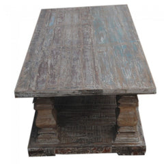 French Provincial Style Pillar Large Coffee Table Rectangle French Provincial Style Pillar Large Coffee Table Rectangle
